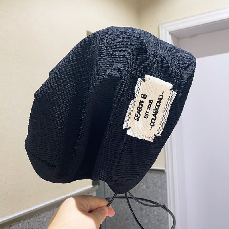 Influenciador verão outono remendo pilha chapéu feminino moda único coreano na moda cabeça boné masculino malha lã chapé