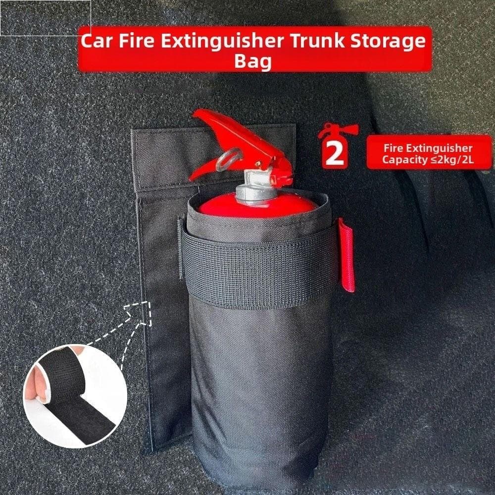 Suporte Para Extintor De Incêndio  , Saco De Armazenamento Com Montagem Traseira Do Assento De No Porta-Malas , Re
