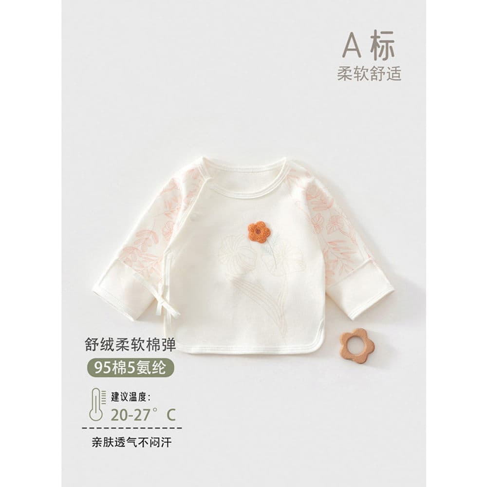 Roupas de meia costas para recém-nascidos, quatro estações, confortável, veludo, classe, um desossado, bebê, primavera,