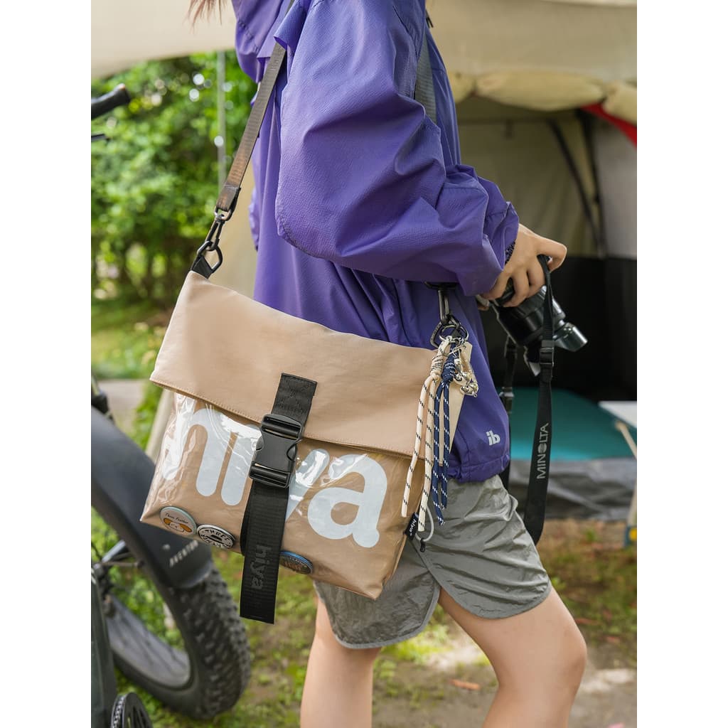 Nicho não-colisão saco do mensageiro 2026 novo estilo pequena dor saco meninas geléia saco meninos leve dobrável bolsa d