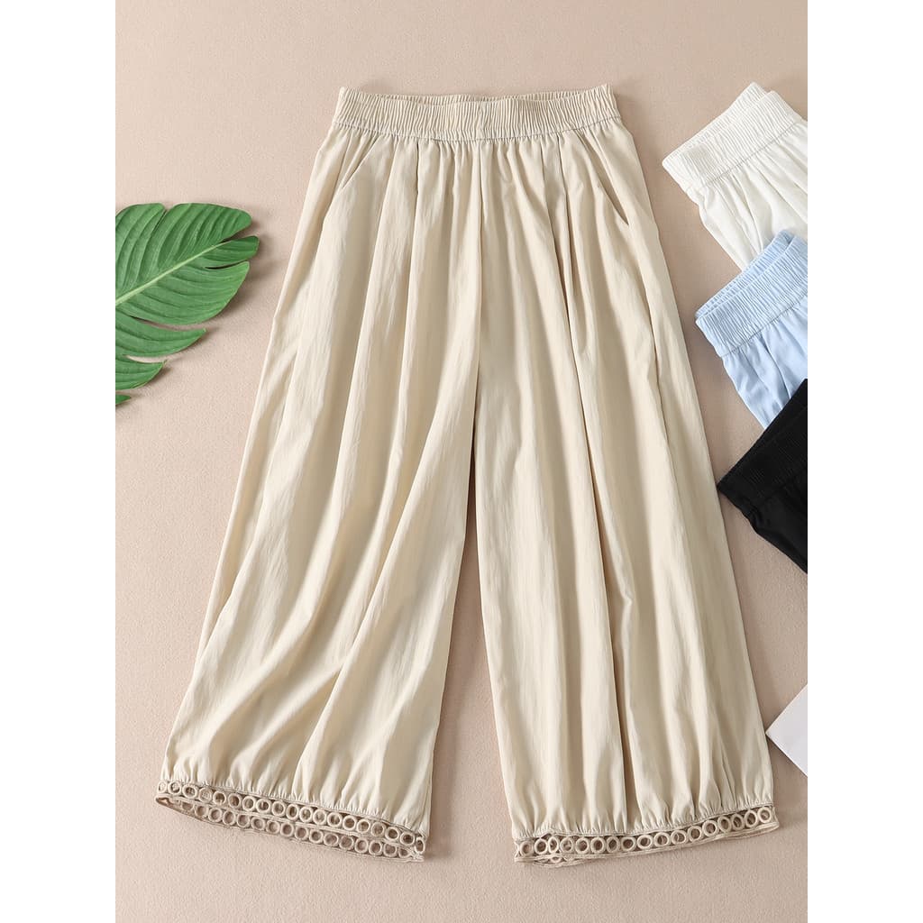 Versão coreana estilo ocidental oco protetor solar Bloomers feminino verão forma de pêra capa virilha mais magro olhar c