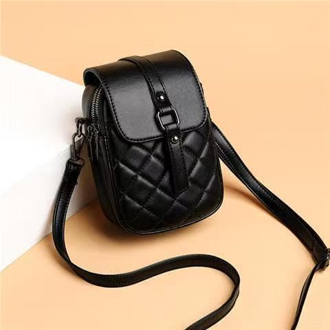 Bolsa de telefone móvel feminina moda um ombro mensageiro pequeno saco bordado linha diamante Mini pequeno saco