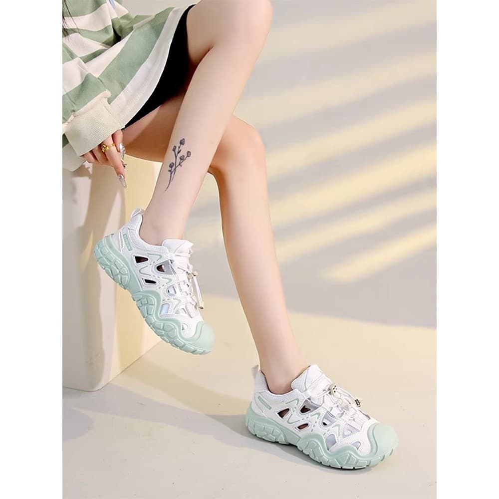 Creek-Up Sapatos femininos de secagem rápida à beira-mar podem ser lançados antiderrapantes verão praia fluxo na moda de