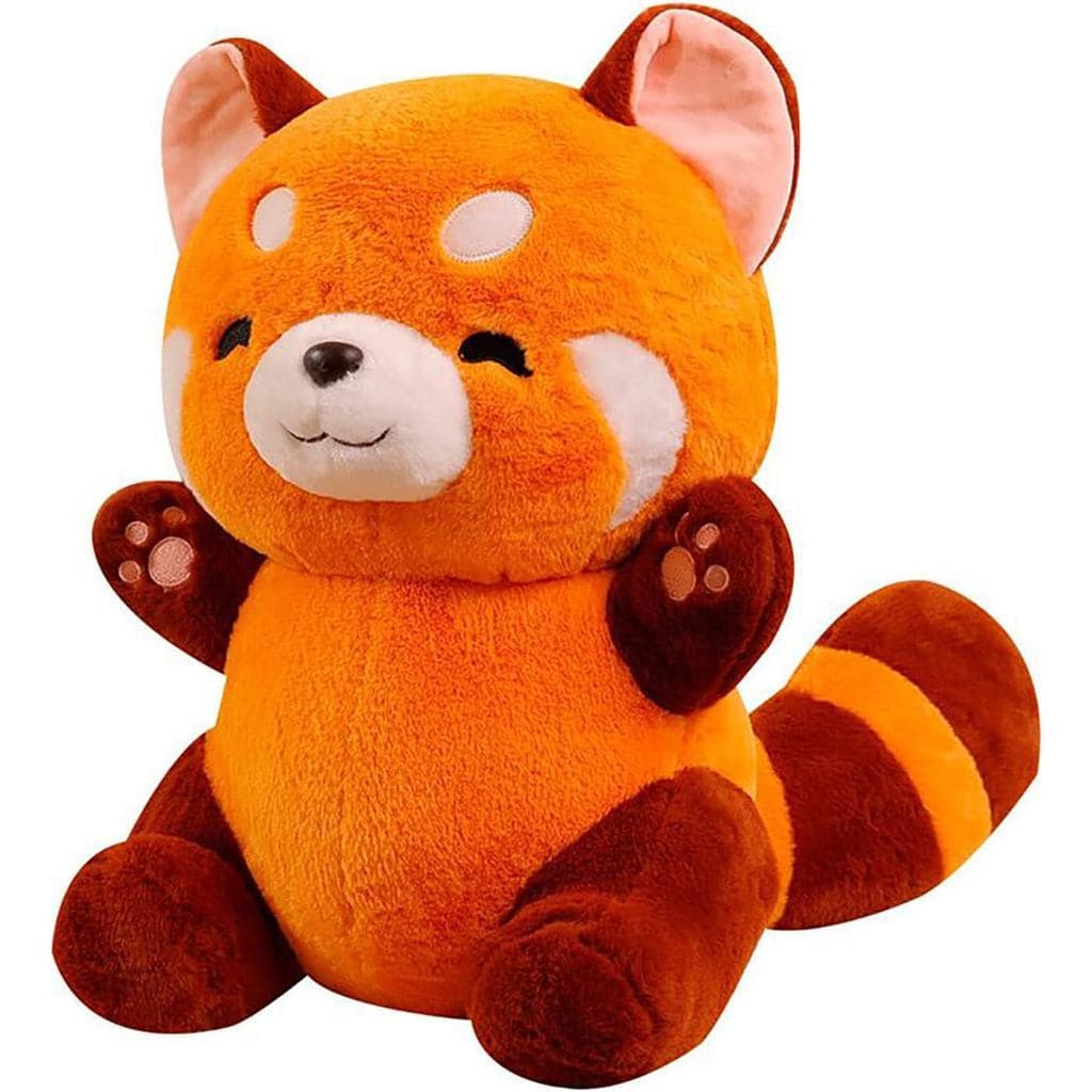 YUKOUQIAN Panda Vermelho de Pelúcia, Brinquedo Fofo de Panda Vermelho de 9 polegadas para Meninas e Meninos (Panda Verme