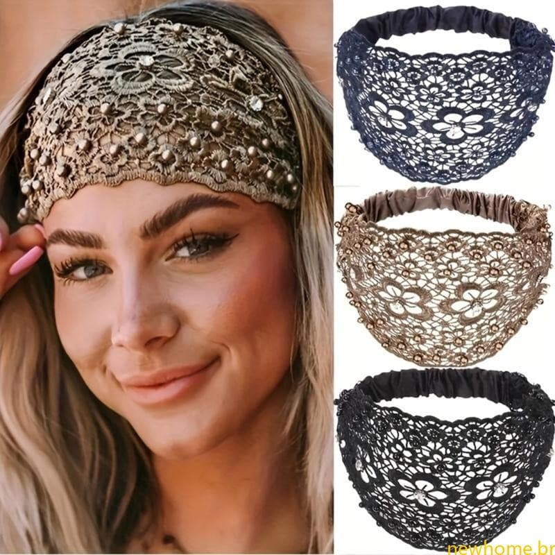 Beadwork Argola Cabelo Para Elegante Flapper Traje Bandana Antiderrapante Fascinator Hairband Másc