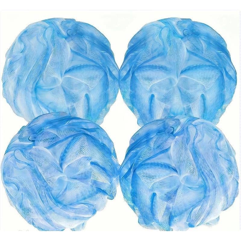 Esponja De Banho Bucha Para Mulheres E Homens , Pacote Com 4 (Rosa)