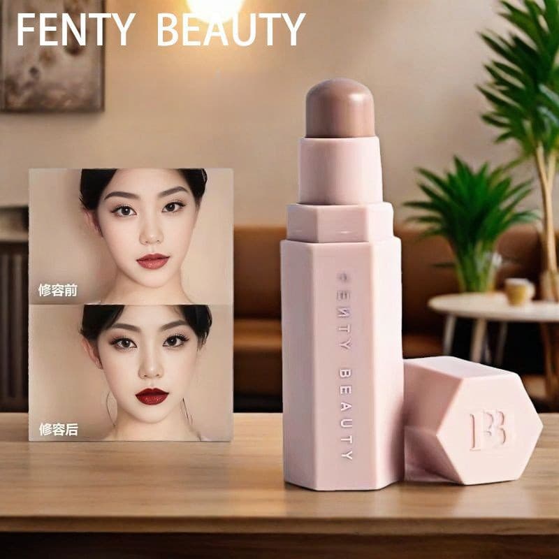 Fenty Beauty Barbear Vara Nariz Sombra Lateral Alta Luz Âmbar Estereoscópico Creme De Para Iluminar