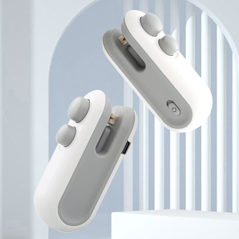 Máquina de Selagem a Vácuo Mini Portátil, Seladora de Lanches Manual para Uso Doméstico, Dispositivo de Selagem 2QWA