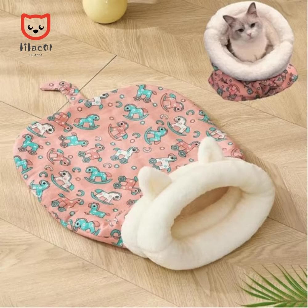 LILACUVOE Saco De Dormir Para Gatos , Confortável Animais De Estimação , Suprimentos , Ninho , Lã De Algodão