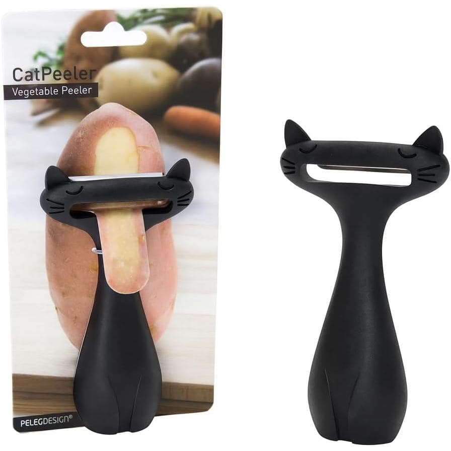 Descascador de Legumes Peleg Design CatPeeler, Descascador com Design de Gato para Batata, Cenoura e Frutas, Utensílio d