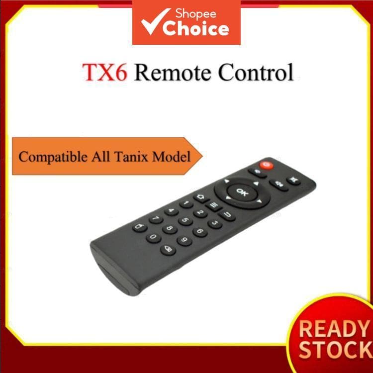 Um Controle Remoto Substituto para TV Box Android TX3 Mini, TX6, TX92, TX5 Mini Smart Set Top Box e IPTV da Malásia