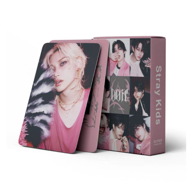 Kpop 55 peças/conjunto Stray Kids DO IT Oco KARMA Álbum Cartões de Foto Lomo para Coleção de Fãs IJPL