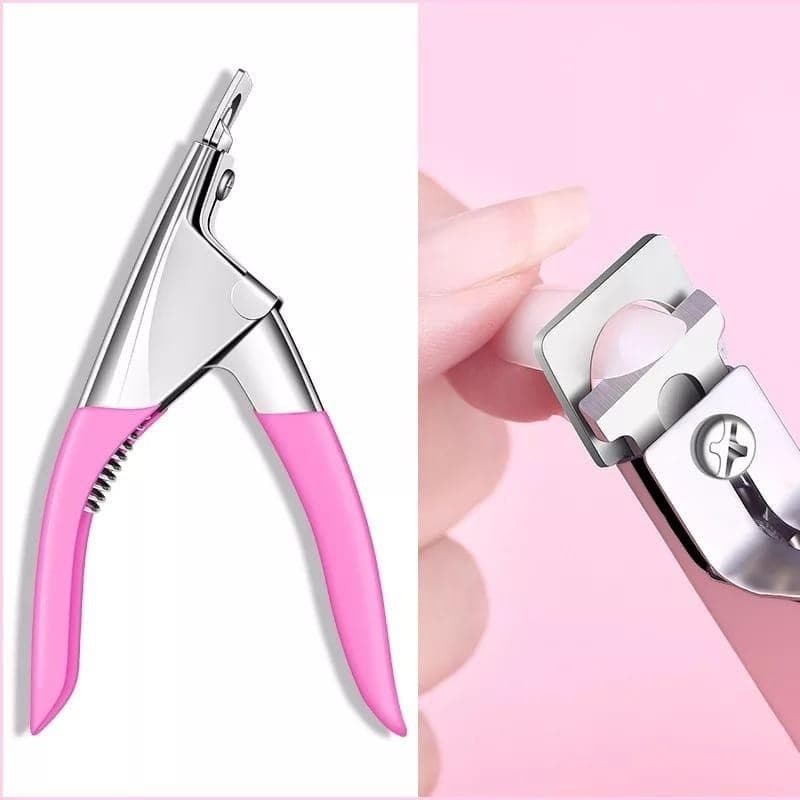 Alicate Cortador De Tips Unha Postiça Acrigel Alongamento De Unhas Profissional