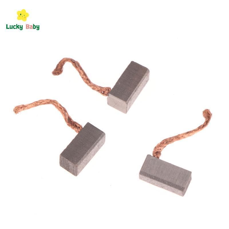 [Luckybaby-t] 4 Peças Acessórios DIY 6x6x12mm Motor Elétrico Escova De Carbono Ferramenta Elétrica Ventilador Escovas Bo