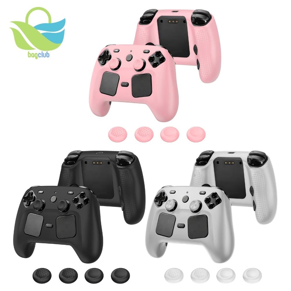 Capa De Silicone Para Acessório De Jogos Durável À Prova De Choque Antiderrapante Com Tampa De Joystick [Bagclub.br]