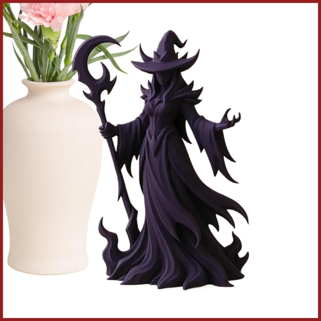 Estatueta De Bruxa De Halloween , Escultura Gótica Ornamento , Mesa Para Quarto , Sala De Estar , Yikaibr
