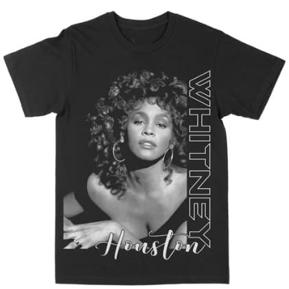 Camiseta Whitney Houston Camisa Blusa Unissex Algodão