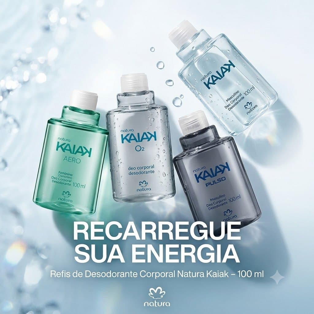 Refil Kaiak Natura Original – Diversas as Fragrâncias
