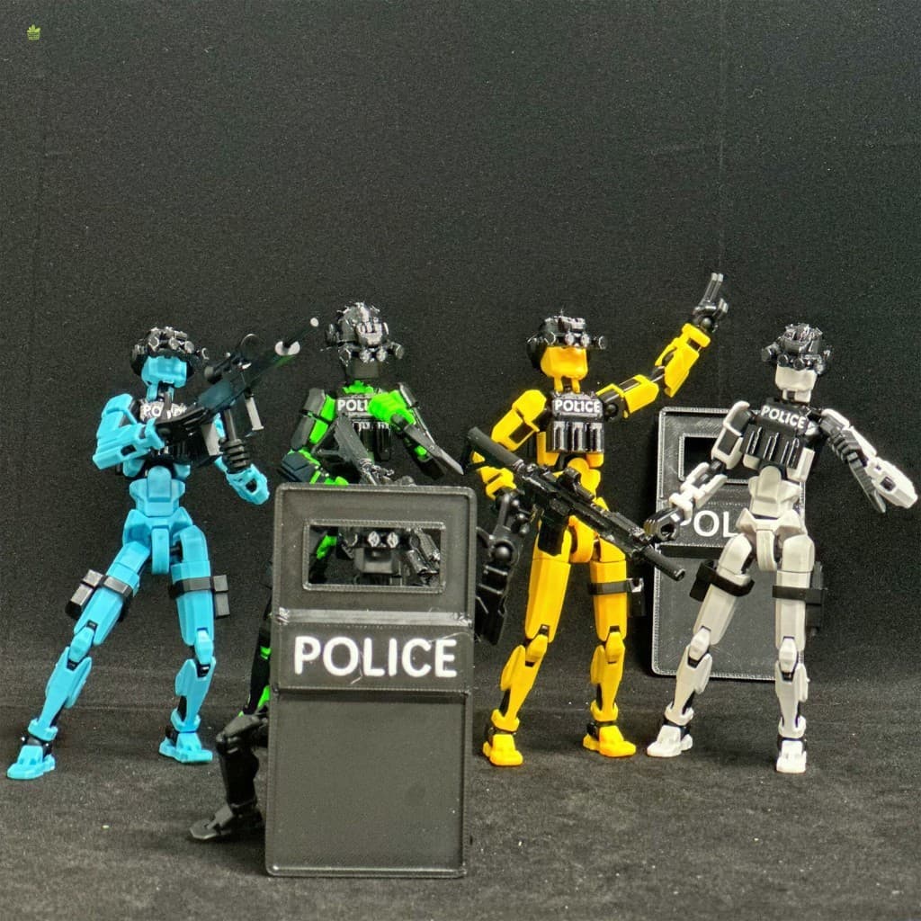 Brinquedo De Figura De Articulações Móveis 3D-Estatueta Leve Portátil Para Presente De Aniversário De Crianças