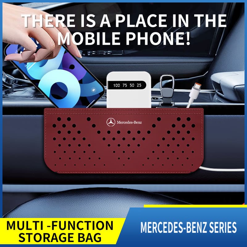 Bolsa De Armazenamento Para Carro BENZ CLA W205 W212 W213 W246 W176 W205 GLB W213 GLA Caixa Multifuncional , Organizador