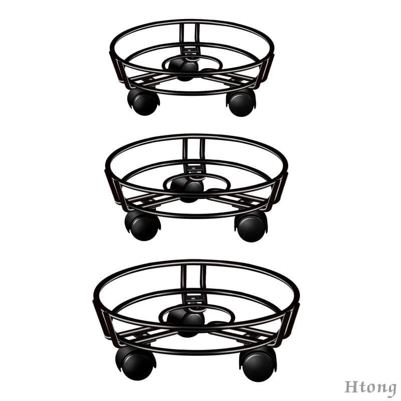 [Htong] Caddy Para Vasos , Carrinho Plantador , Suporte Plantas Com Roda Fechadura De Árvores