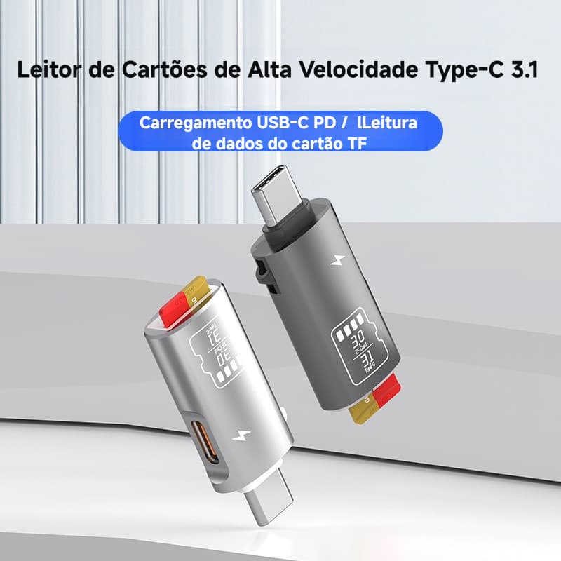 Adequado para Apple 17 adaptador otg dois-em-um computador de alta velocidade leitor de cartão tf adaptador de cartão de
