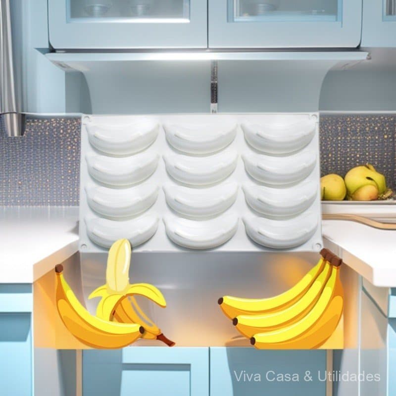 ⭐ Forma de silicone para bolo de mousse de banana com 12 cavidades, forma de silicone para pudim de sorvete, forma de si