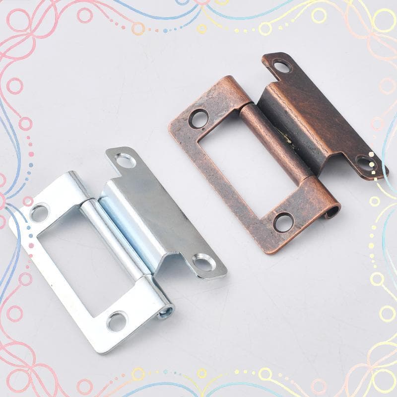 BUD Dobradiças De Porta Dobradas , 2 Peças , À Prova De Corrosão , Silenciosa , Para Armazenamento De Móveis , Armário ,