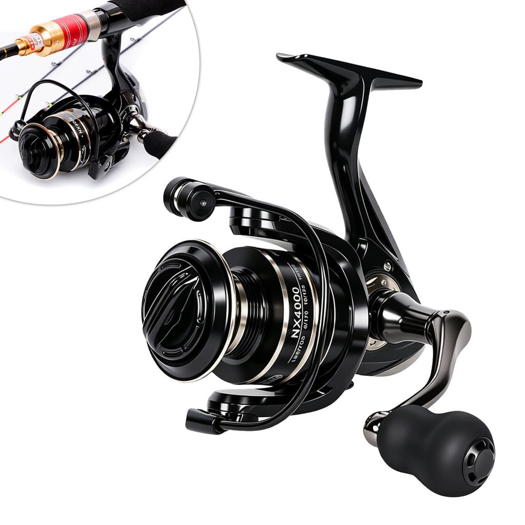 Molinete Metal AC4000 Direito Esquerdo Médio Carretel Peça Reposição Aço Pesca Acessório