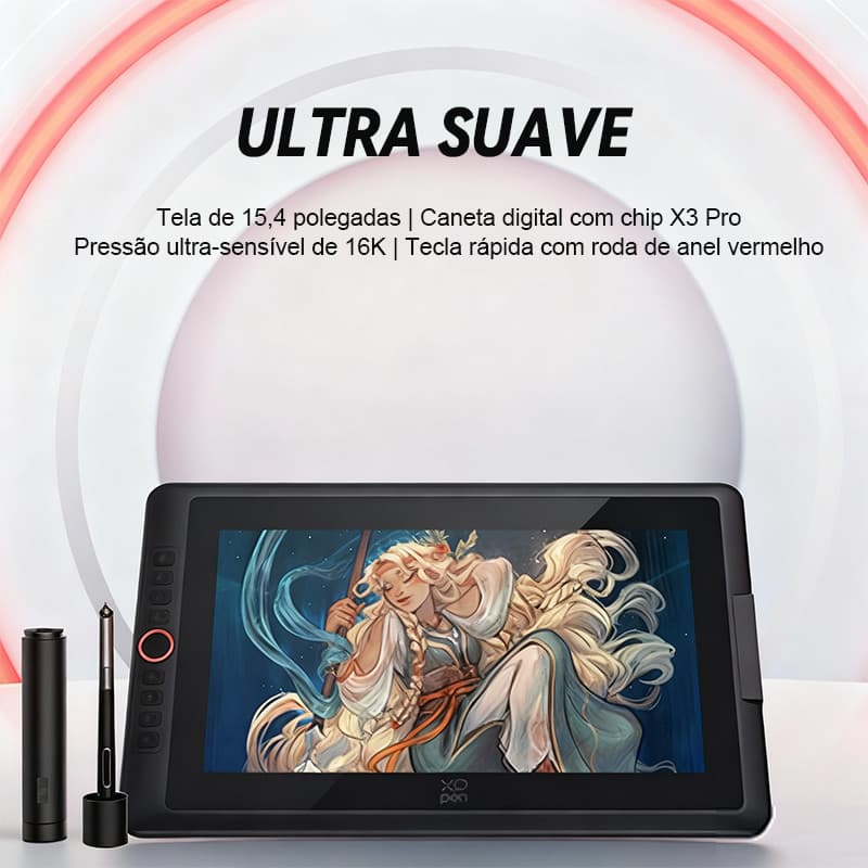 Mesa Digitalizadora XP-Pen Artist 15.6 Pro | Tela Full HD para Design Profissional