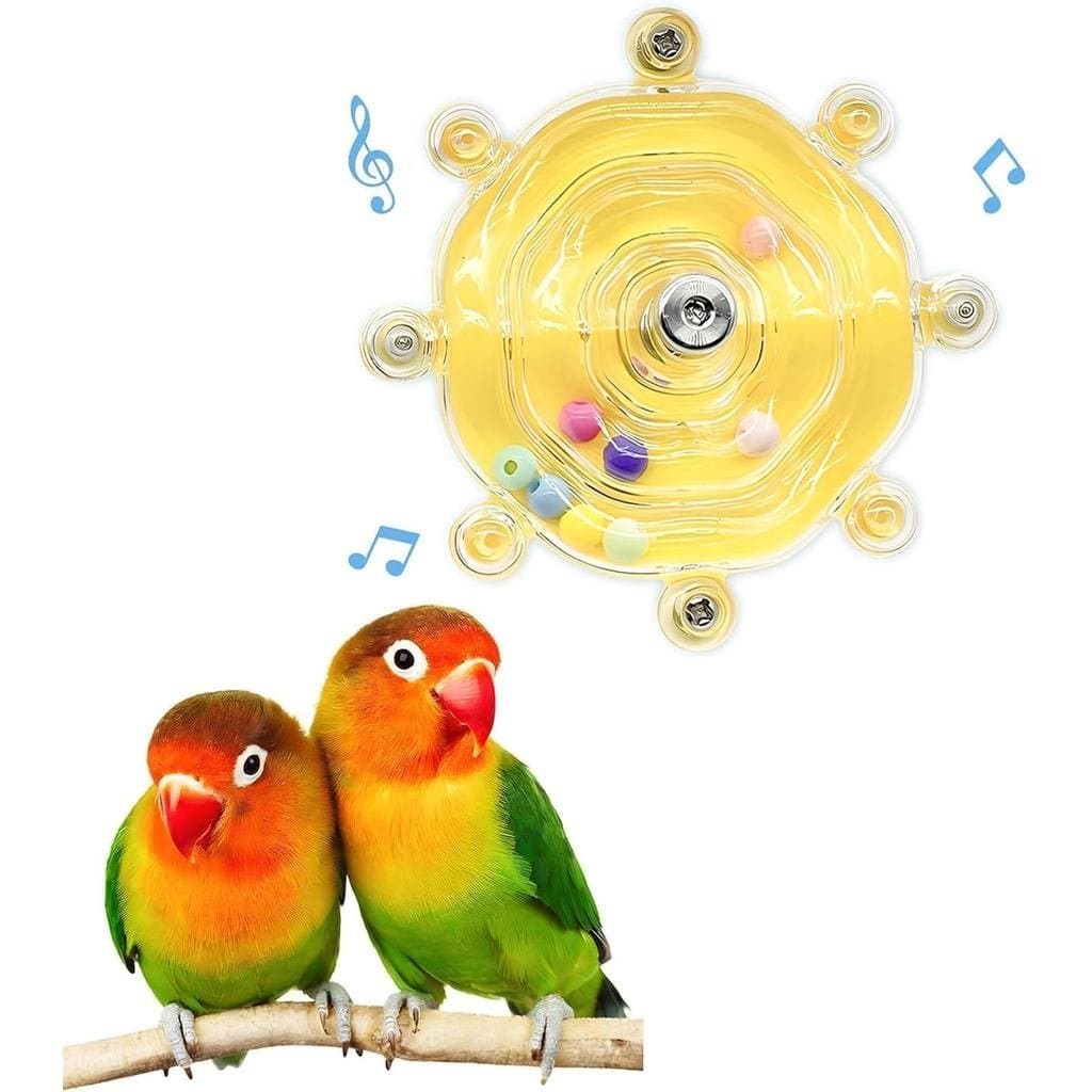Brinquedos para Pássaros para Periquitos, Brinquedo em Forma de Roda para Periquitos, Brinquedo Interativo Gira