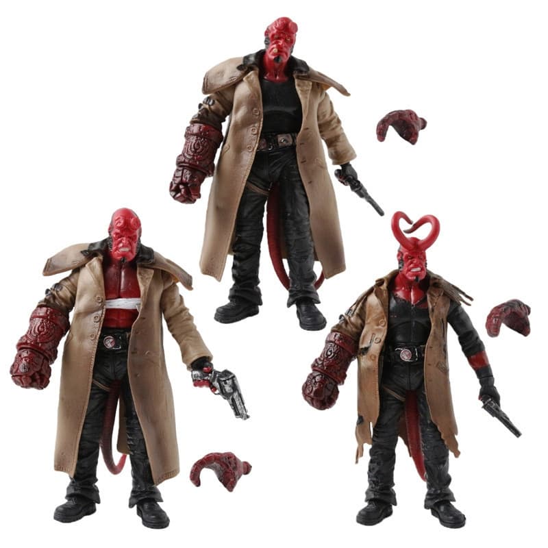 Figura de anime articulada em PVC, Boneco Homem Cavalo Preto, Figura de anime Imprensa, 18 cm, Quadrinhos BBQH, Barão LF