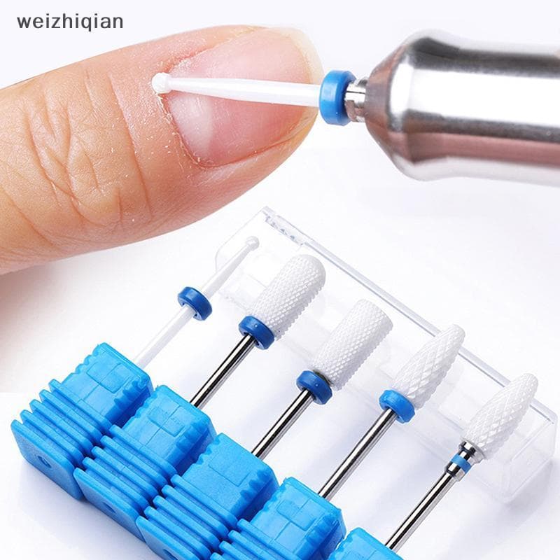 [T & B] 5 Pçs/Set Brocas De Cerâmica Para Unhas Furadeira Elétrica Ferramentas De Manicure Pedicure Máquina De Polimento