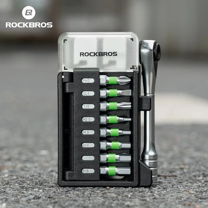 ROCKBROS Conjunto De Ferramentas Chave Catraca Da Bicicleta Multifuncional Portátil Hex Falou Kit Reparo MTB Estrada Cic