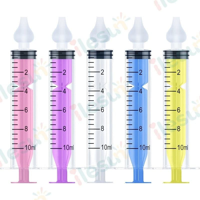 2 PCS 10ml Seringa De Limpeza Nasal Para Crianças