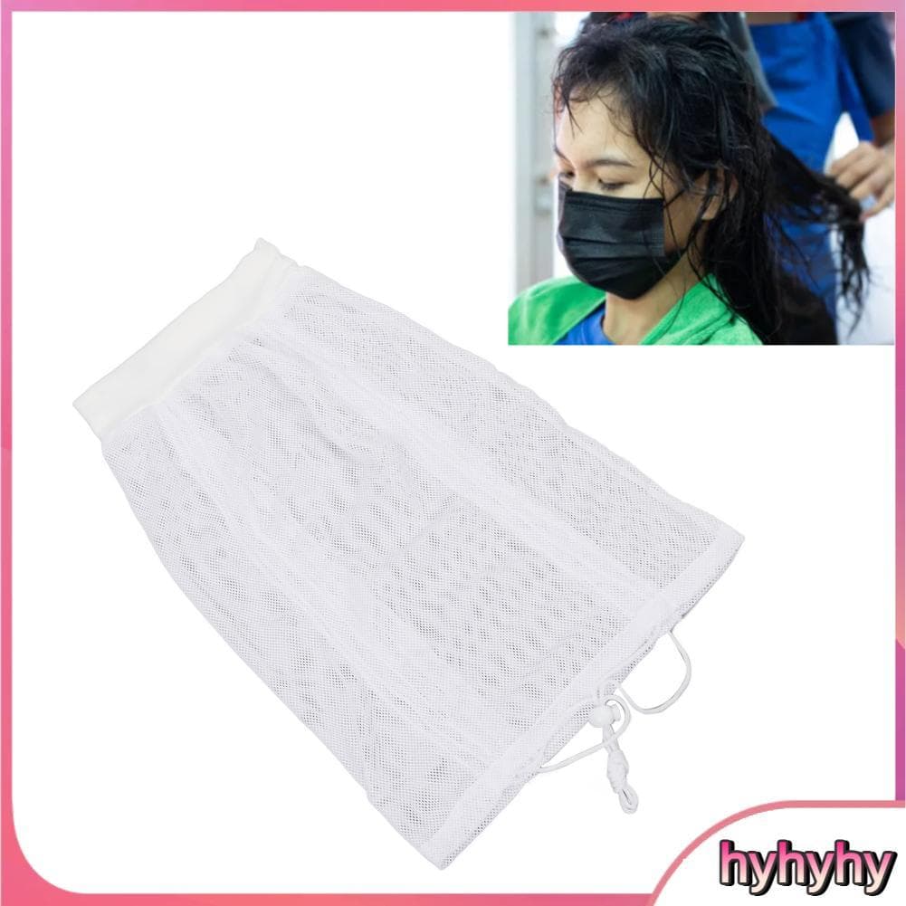 Hyhyhy Hyhyhy 4 unidades de rede de cabelo chapéu com cordão ajustável alça lavável boné reutilizável para secagem
