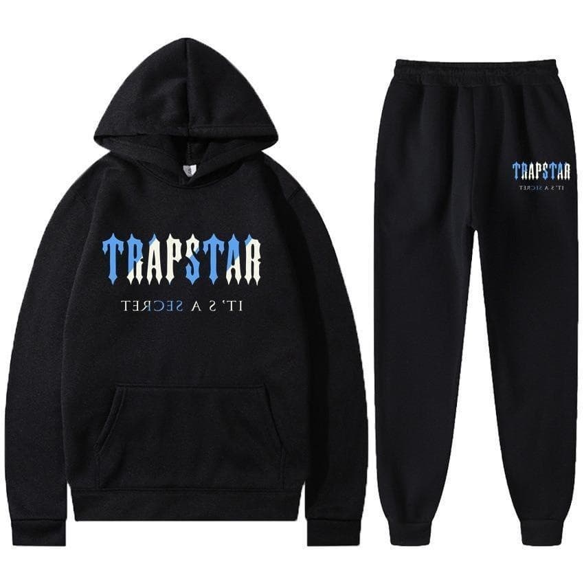 Conjunto Trapstar Blusa De Frio Moletom e Calça Streetwear Casual Premium Masculino Estilo Urbano