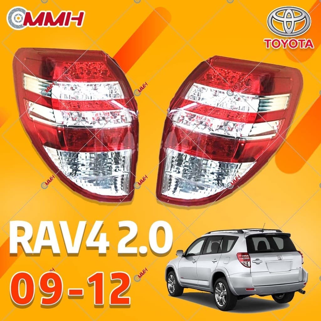 Toyota RAV4 RAV 4 2009-2012 Lâmpada Traseira Luz lampu belakang akhir De Parada De Freio