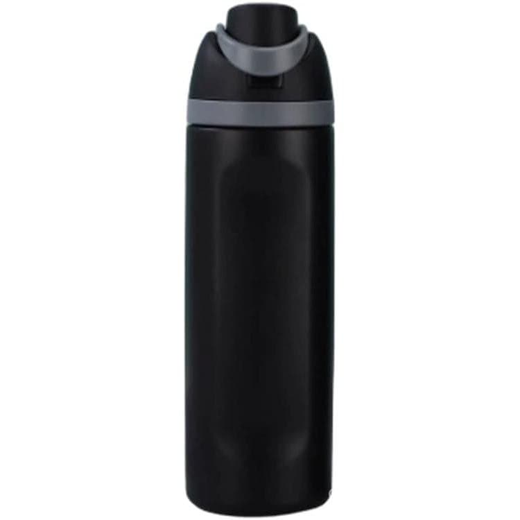 Garrafa de Água Isolada de Aço Inoxidável com Canudo para Esportes e Viagens, Livre de BPA, 24oz, Foggy Tide (Azul) LJA1