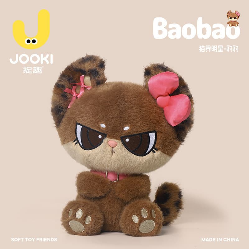 VOLLUNN Gato Brinquedo de Pelúcia Bonito Gato Boneca Travesseiro de Dormir Acompanha Boneca Presente de Aniversário de M