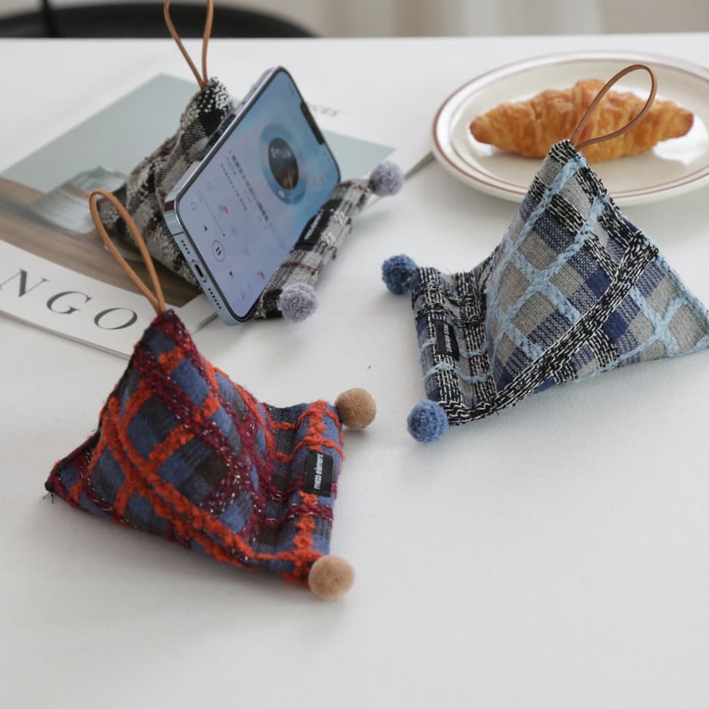Suporte para celular em formato Zongzi | Suporte de telefone para Tablet de cabeceira de mesa, ornamentos criativos de f