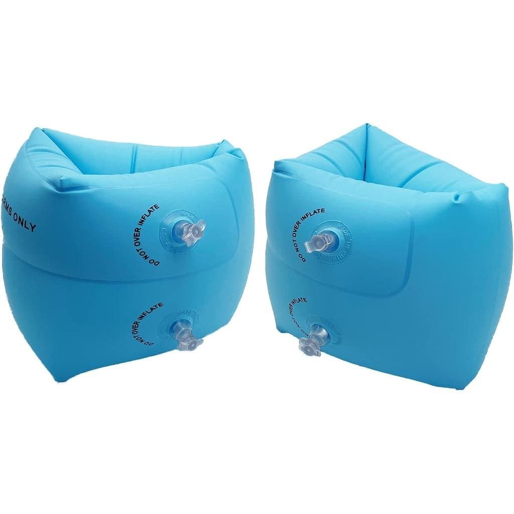 Flutuadores de Braço para Crianças e Adultos, Flutuadores de Piscina para Bebês, Asas Aquáticas Infláveis para Natação d