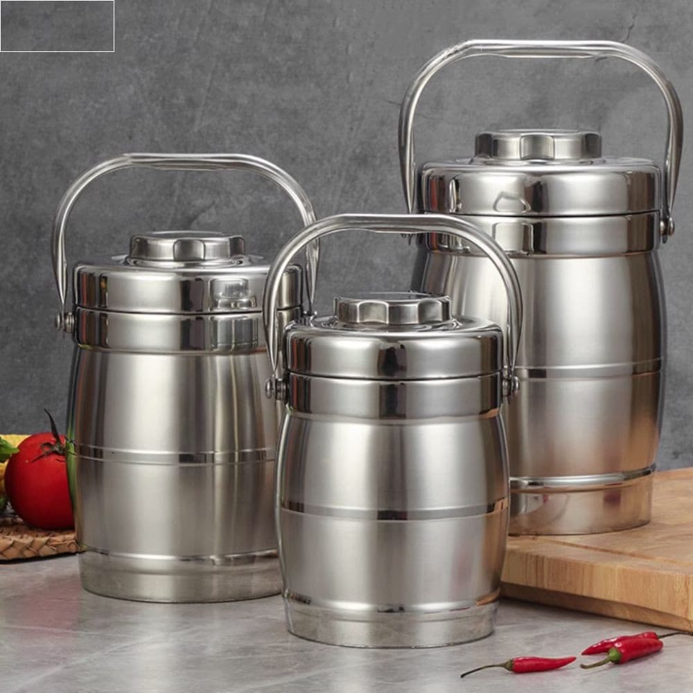 Frasco Térmico Para Alimentos AUNLFI , Lancheira Térmica À Prova De Vazamentos De Grande Capacidade , Pote Isolado Duráv