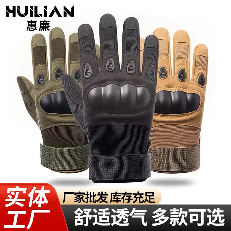 Luvas masculinas meio dedo luvas de dedo longo ao ar livre ciclismo motocicleta ventilador militar luta luvas de Fitness