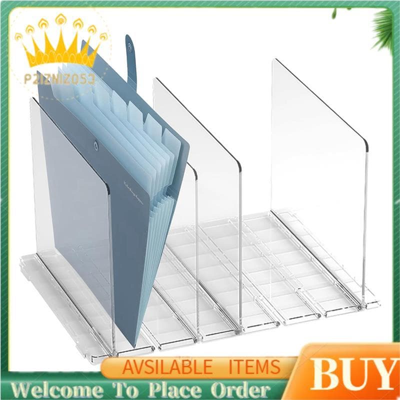 Organizador Acrílico Do Classificador De Arquivos De Mesa , Organizadores De Correio De 4 Compartimentos Para Desktop ,