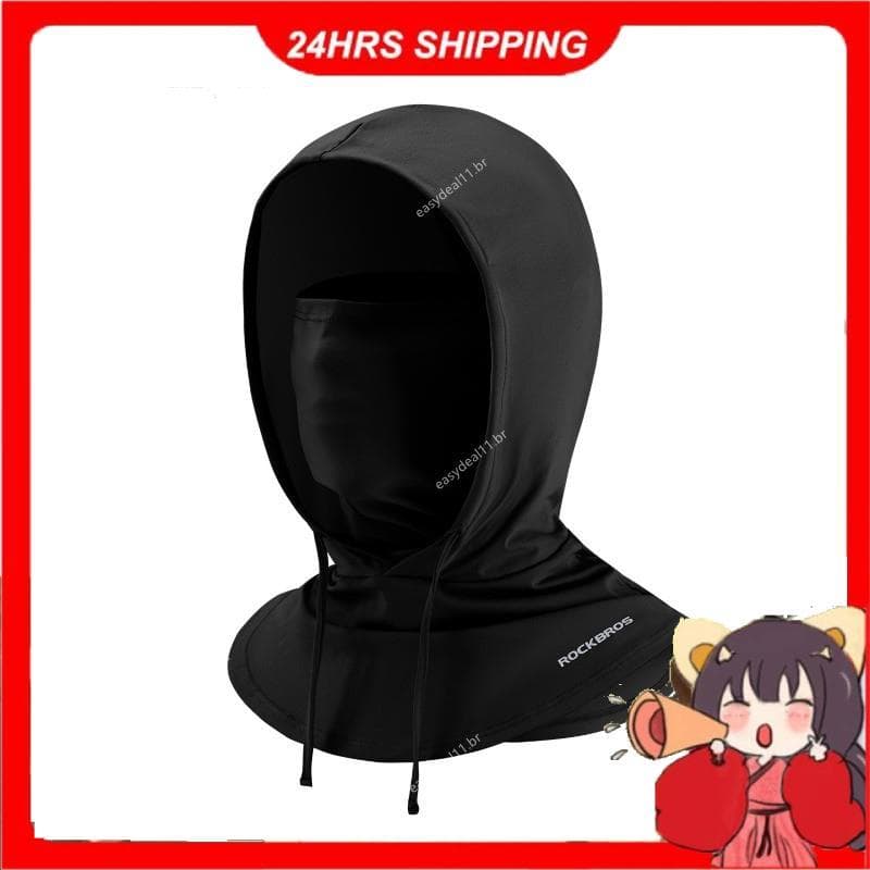 Proteção Solar De Seda Gelo Ciclismo Capa Facial Completa Máscara Resfriamento Pescoço Gaiter Rosto Respirável Para Moto