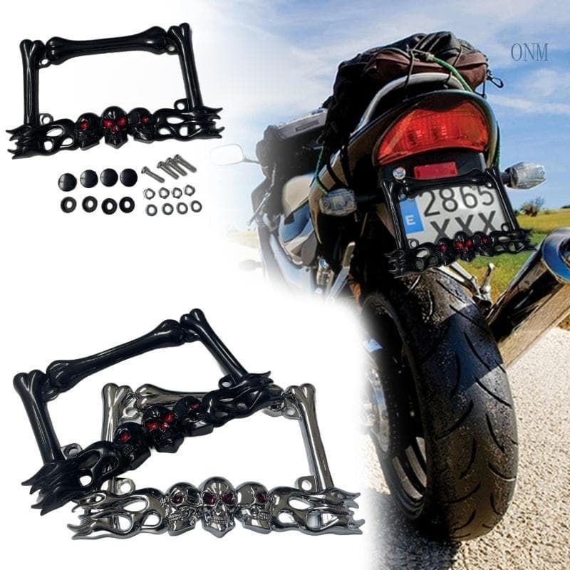 Quadros Placa Motocicleta ONM Suporte Placas Licença