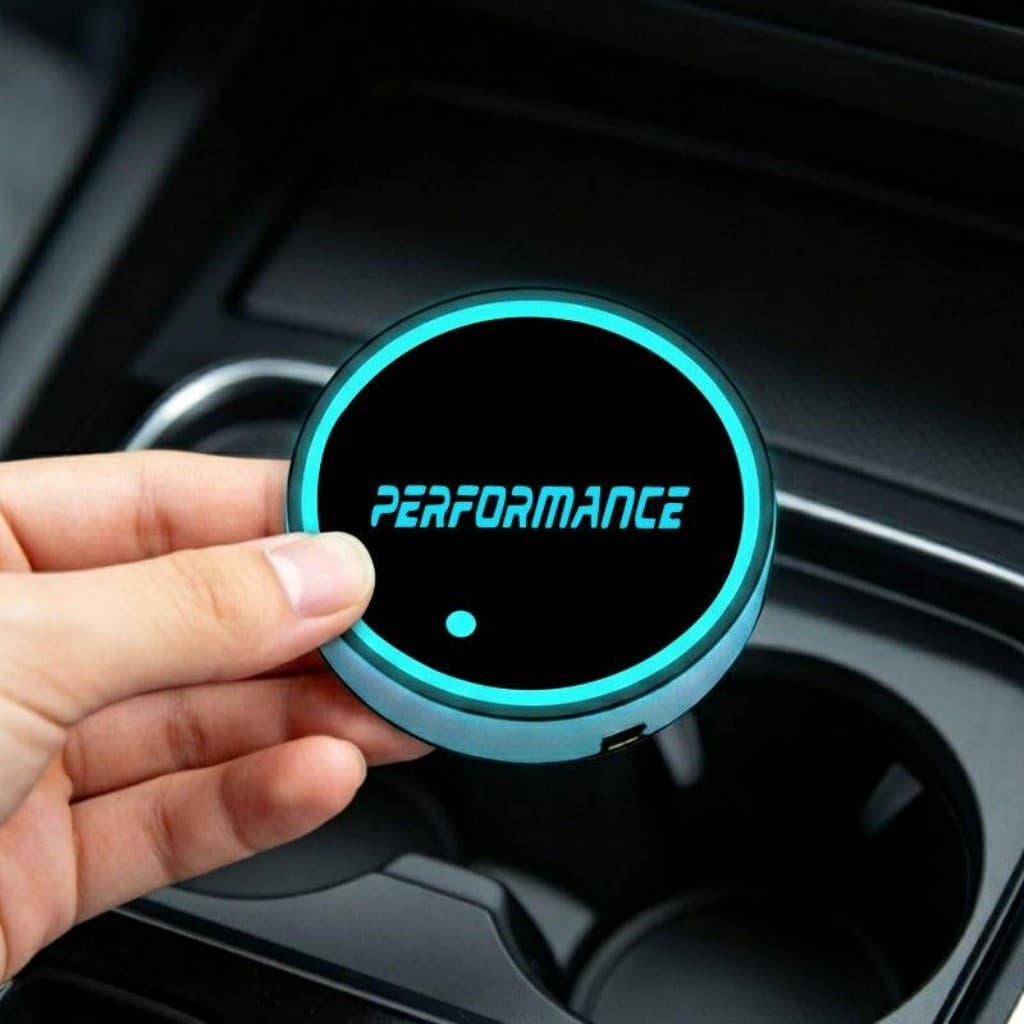 7 Cores Recarregável USB Tapete Porta Copos LED Acessórios para Carros For BMW M Performance Series F30 G20 G30