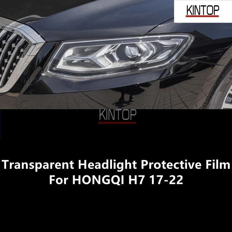 Para HONGQI H7 17-22 TPU Película Protetora De Farol Transparente , Proteção , Modificação De Filme