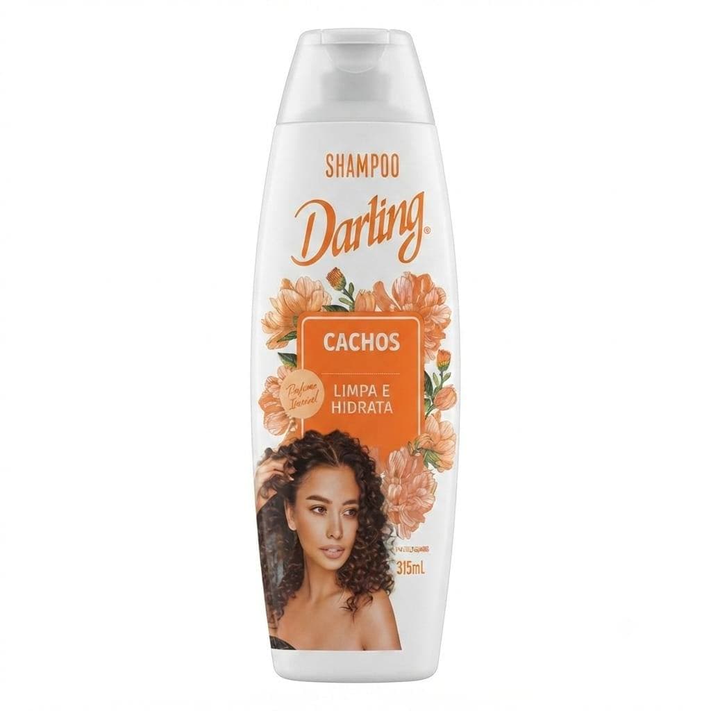 Shampoo Darling Cachos 315ml Hidratação Brilho Perfumado